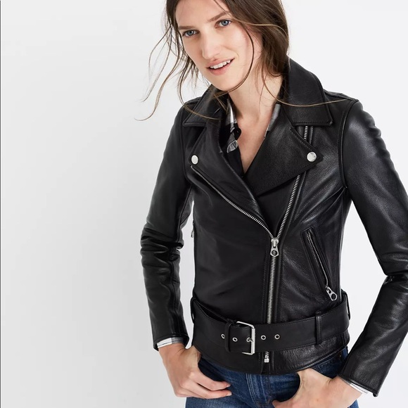 Madewell Ultimate Leather Motorcycle Jacket NWOT - Picture 1 of 5